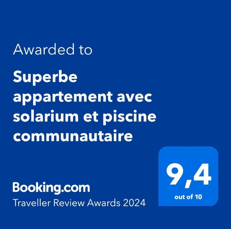 Superbe Appartement Avec Solarium Et Piscine Communautaire Roses Esterno foto